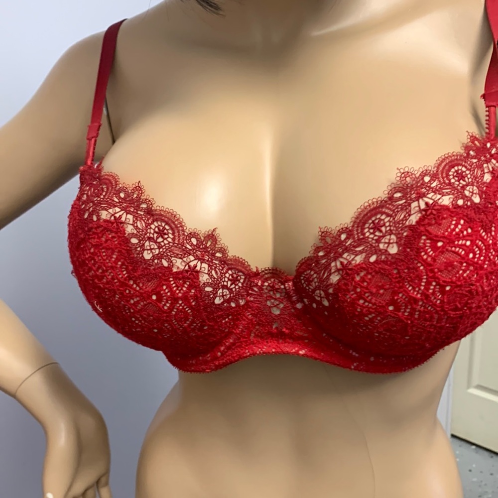 Victoria Secret Lined Demi Bra S 34DD